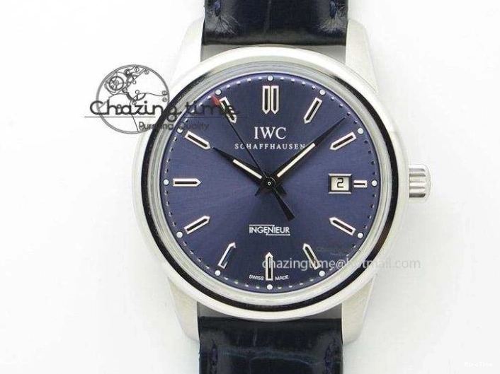 MIROTIME 0312 Mark XVIII IW327006 Titanium M+F 1:1 Best Edition Black Dial on Brown Leather Strap A Efficient 7052